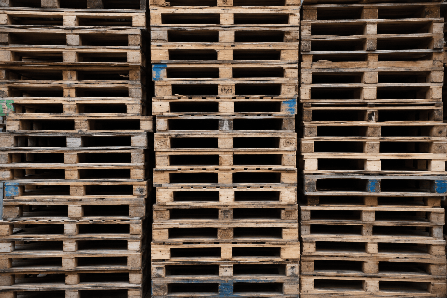 Pallets ready for inspection